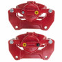 PowerStop S5044EB - Power Stop 07-18 Jeep Wrangler JK Front Red Caliper Pair w/Bracket
