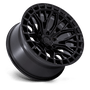 Fuel Wheels FC869MB17906812N - Fc869 Sigma 17X9 Blackout W/ Gloss Black Lip