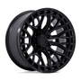 Fuel Wheels FC869MB20106318N - Fc869 Sigma 20X10 Blackout W/ Gloss Black Lip
