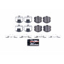 PowerStop Z26-1185R - Power Stop 06-13 Chevrolet Corvette Rear Z26 Extreme Street Brake Pads w/Hardware