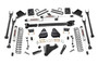 Rough Country 56071 - 6 Inch Lift Kit - 4-Link - OVLD - D/S - V2 - Ford F-250/F-350 Super Duty (17-22)