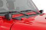 Rough Country 70061 - LED Light Kit - Cowl Mount - 2 inch Black Pair - White DRL - Jeep Gladiator JT/Wrangler JL (18-24)