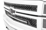 Rough Country 70103 - Mesh Grille - 30 inch Single Row LED - Black - Chevy Silverado 1500 (14-15)