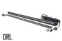 Rough Country 70750BLDRL - 50 Inch Black Series LED Light Bar - Single Row - Cool White DRL