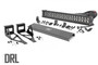 Rough Country 70665DRL - LED Light Kit - Bumper Mount - 2 inch Black Dual Row - White DRL - Ford F-250/F-350 Super Duty (05-07)
