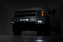 Rough Country 70628DRLA - LED Light Kit - Fog Mount - 2 inch Black Pair - Amber DRL - Chevy Silverado 2500 HD/3500 HD (11-14)