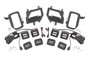 Rough Country 70833 - LED Light Kit - Fog Mount - Dual 2 inch Black Pairs - Flood - Ford F-150 (15-17)