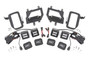 Rough Country 70832 - LED Light Kit - Fog Mount - Dual 2 inch Black Pairs - Spot - Ford F-150 (15-17)