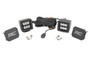 Rough Country 70903BL - 2 Inch Black Series LED Light Pods - Spot - Square