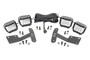 Rough Country 70839 - LED Light Kit - Ditch Mount - 3 inch OSRAM - Wide - Toyota Tundra 2WD/4WD (14-21)