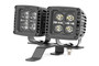 Rough Country 70824 - LED Light Kit - Quad - Cowl Mount - 2 inch Black - White DRL - Jeep Gladiator JT/Wrangler JL (18-24)