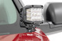 Rough Country 71074 - LED Light Kit - Ditch Mount - 2 inch Black Pair - Amber DRL - Toyota Tundra (22-24)
