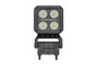 Rough Country 70802 - Black Series LED Light Pair - 2 Inch - Flood - Swivel Mount
