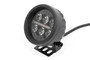 Rough Country 70900 - Black Series Round LED Light Pair - 3.5 Inch - Amber DRL