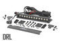 Rough Country 97004 - LED Light - Bumper Mount - 12 inch Black Single Row - White DRL - Can-Am Defender HD 8/HD 9/HD 10