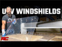 Rough Country 98102230 - Full Windshield - Scratch Resistant - Can-Am Commander 1000R/Max
