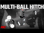 Rough Country 99100 - Adjustable Trailer Hitch - 6 Inch Drop - Multi-Ball Mount - Fits 2 Inch Receiver