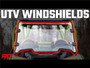 Rough Country 98282020 - Vented Full Windshield - Scratch Resistant - Honda Talon 1000