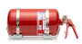 Sparco 014772MSL - 4.25 Liter Mechanical Steel Extinguisher System