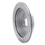 R1 Concepts EDZ-01015R - Brake Rotor Drilled and Slotted Silver