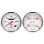 AutoMeter 1352 - Arctic White Quad & Tach/Speedo 5in. - 2 pc