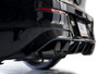 AWE 3015-43658 - MK8 Volkswagen Golf R 3in Touring Edition Quad Exhaust - Diamond Black Tips