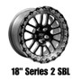 Belak Wheels 18065114S22BS-NBL - 18x6 / 2.75in BS / 5x114.3 BP / High Pad / Series 2 Wheel - Non-Beadlock