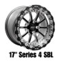 Belak Wheels 17105120S48BS-NBL - 17x10.5 / 8.25in BS / 5x120 BP / Low Pad / Series 4 Wheel - Non-Beadlock