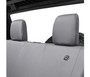 Bestop 29281-09 - Jeep Wrangler Seat Covers For Jeep 2008-2012 Wrangler JK 4 Door Rear Premium Vinyl Fabric Charcoal