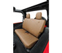 Bestop 29282-04 - Jeep Wrangler Seat Covers For Jeep 2007-2018 Wrangler JK 2 Door Rear Premium Vinyl Fabric Tan