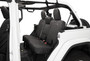 Bestop 29294-35 - Jeep Wrangler Seat Covers For Jeep 2018-2023 Wrangler JL 4 Door Rear without Fold Down Arm Rest Premium Vinyl Fabric Black Diamond