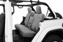 Bestop 29294-09 - Jeep Wrangler Seat Covers For Jeep 2018-2023 Wrangler JL 4 Door Rear without Fold Down Arm Rest Premium Vinyl Fabric Charcoal