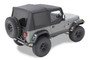Bestop 51119-01 - Replace-A-Top for OEM Hardware For Jeep 1987 Wrangler YJ Clear Black Crush Door Skins Included