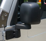 Bestop 51261-01 - Jeep Mirror Replacement Set For Jeep 1987-1995 Wrangler YJ Slotted Arm Design Black ABS Composite