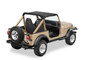 Bestop 52509-01 - Jeep Bikini Top Strapless Standard Targa Style Bikini Soft Top Jeep Wrangler 1987-1991 Wrangler YJ Black Crush