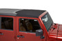 Bestop 52453-17 - Jeep Wrangler Soft Top Sunrider for Hardtop For Jeep 2007-2018 Wrangler JK Black Premium Twill