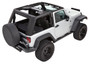 Bestop 54462-17 -   - JEEP(R) Trektop(R) Pro Hybrid Slantback Soft Top
