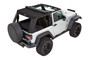 Bestop 54462-17 -   - JEEP(R) Trektop(R) Pro Hybrid Slantback Soft Top