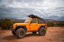 Bestop 54930-17 - Jeep Wrangler Trektop Glide Slantback Soft Tops For Jeep 2018-Current Wrangler JL 2 Door Black Premium Twill