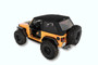 Bestop 54930-35 - Jeep Wrangler Trektop Glide Slantback Soft Tops For Jeep 2018-Current Wrangler JL 2 Door Black Diamond