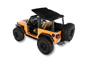 Bestop 54930-35 - Jeep Wrangler Trektop Glide Slantback Soft Tops For Jeep 2018-Current Wrangler JL 2 Door Black Diamond