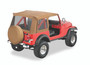 Bestop 55799-37 - Jeep Supertop Classic Replacement Skin For Jeep 1976-1986 CJ7 Clear Spice