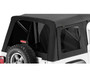 Bestop 58599-15 - Window Replacement Set For Jeep 1976-1986 CJ7 Fits Supertop Classic 51598, 51599, 51600, 51603, 54599, 54600, 54603, 55729, 55799 Black Denim