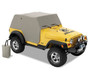 Bestop 81037-09 - All Weather Jeep Trail Cover For Jeep 1997-2006 Wrangler TJ Charcoal/Gray