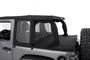 Bestop 80101-35 - Jeep Wrangler Halftop Soft Tops For Jeep 2018-Current Wrangler JL 2 Door Black Diamond Bestop 80101-35 - Jeep Wrangler Halftop Soft Tops For Jeep 2018-Current Wrangler JL 2 Door Black Diamond