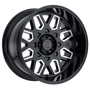 Black Rhino Wheels 2212PRD-46140B12 - Predator 22X12 Gloss Black W/ Milled Windows