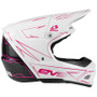 EVS HE21T3P50-PK-M - T3 Pinner Helmet 50-50 White/Pink/Black Youth - Medium