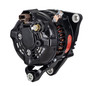 Powermaster Performance 851626-2R - Alternator; Denso; 175 Amp; 6 Groove Solid Pulley; Side Rear Battery Post/Reg; Black Finish;
