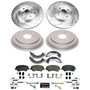 PowerStop K15499DK-36 - Power Stop 17-20 Hyundai Elantra Front and Rear Z36 Truck & Tow Brake Kit