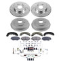 PowerStop K15541DK - Power Stop 13-14 Honda Fit Front and Rear Z23 Evolution Brake Kit